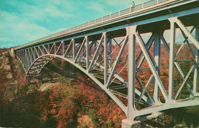 Cut River Bridge - Postcard (newer photo)